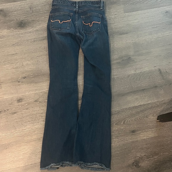 Kimes Lola Dark Blue Flare Jeans - Picture 5 of 6